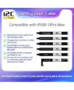 megatronics venta de accesorios y herramientas especializadas en servicio tecnico de celulares y tecnologia CABLE DE PRUEBA DE BATERIA I2C 5SE 13ProMax 004