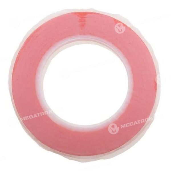 megatronics venta de accesorios y herramientas especializadas en servicio tecnico de celulares y tecnologia CINTA DOBLE FAS TRANSPARENTE ROJA 8MM 003