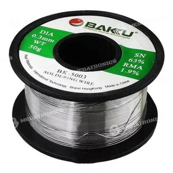 megatronics venta de accesorios y herramientas especializadas en servicio tecnico de celulares y tecnologia ESTAÑO EN HILO BAKU BK 5003 0.3MM 004