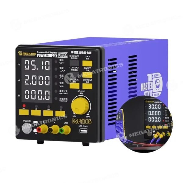 megatronics venta de accesorios y herramientas especializadas en servicio tecnico de celulares y tecnologia FUENTE DE PODER MECHANIC DSP30D5 001