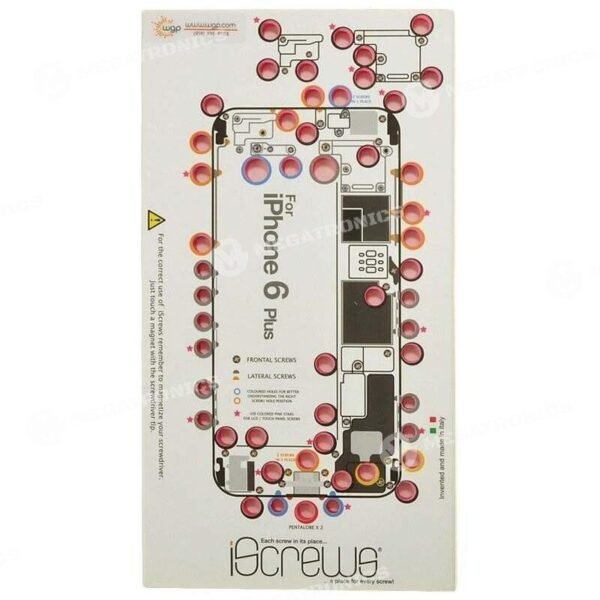 megatronics venta de accesorios y herramientas especializadas en servicio tecnico de celulares y tecnologia ISCREWS IP 6 PLUS 001