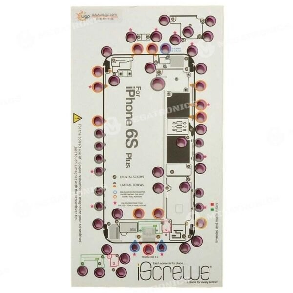 megatronics venta de accesorios y herramientas especializadas en servicio tecnico de celulares y tecnologia ISCREWS IP 6S PLUS 001