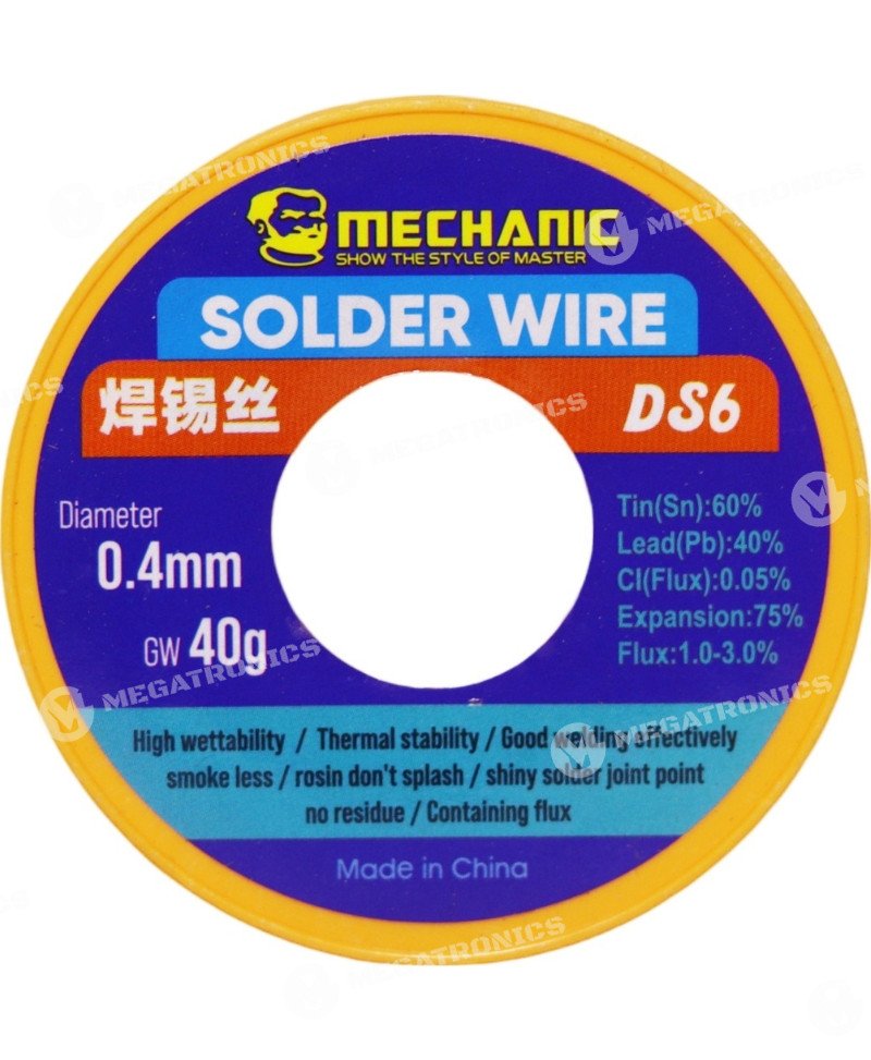 MECHANIC DS6 40G 0.4MM 40GR