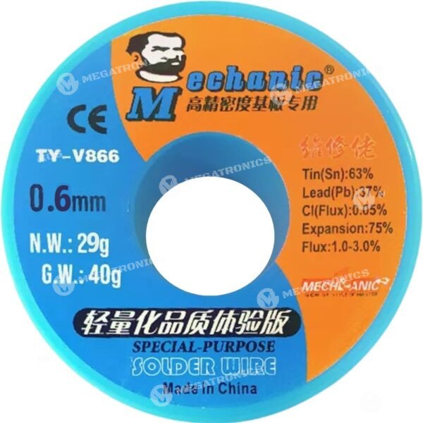 MECHANIC TY V866 0.6MM 40GR