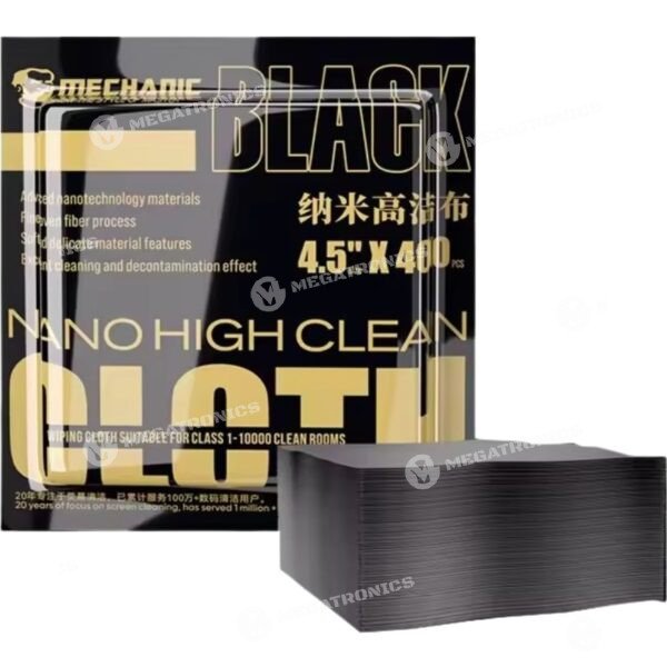 MECHANIC NANO BLACK 11.5 x 11.5 CM 400 UNIDADES