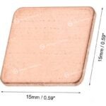 UXCELL PAD DE COBRE PARA DISIPAR EL CALOR 15MM x 15MM x 1.0MM