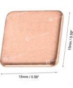 UXCELL PAD DE COBRE PARA DISIPAR EL CALOR 15MM x 15MM x 1.5MM