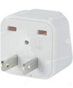 MECHANIC 2 PUNTAS PLANAS 10A 250V BLANCO ADAPTADOR DE ENCHUFE UNIVERSAL