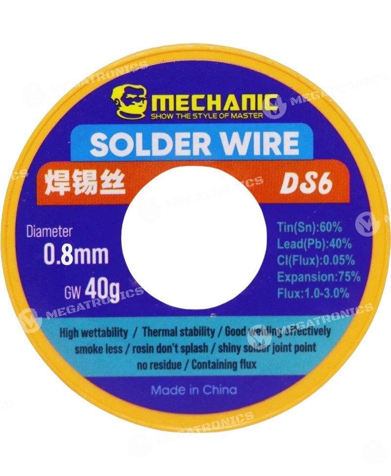 MECHANIC DS6 40G 0.8MM 40GR