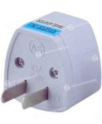 MECHANIC ENCHUFE (2 PUNTAS PLANAS) 10A 250V BLANCO SZ 009 ADAPTADOR UNIVERSAL (2)