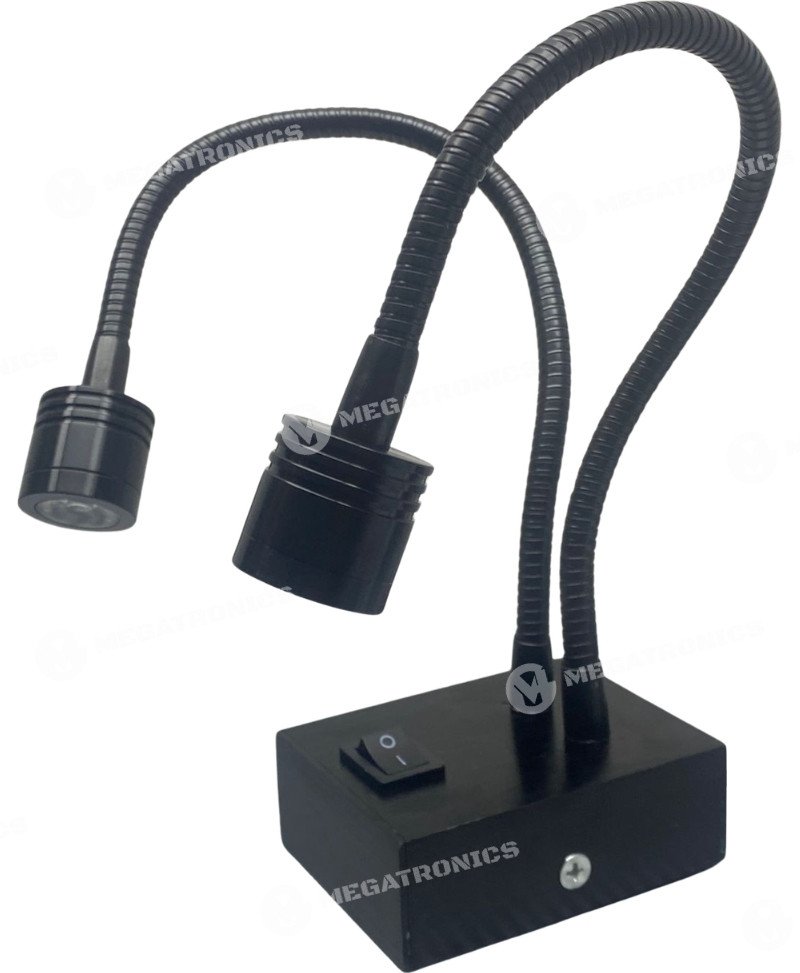 MG LAMPARA DOBLE DE MESA ESPECIAL NEGRO