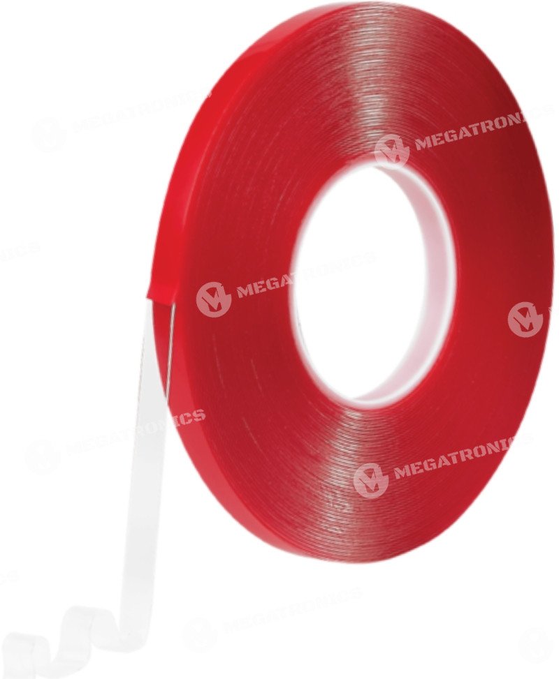 MG ROJO TRANSPARENTE 10MM CINTA DOBLE CONTACTO GRUESO