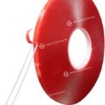 MG ROJO TRANSPARENTE 5MM CINTA DOBLE CONTACTO GRUESO