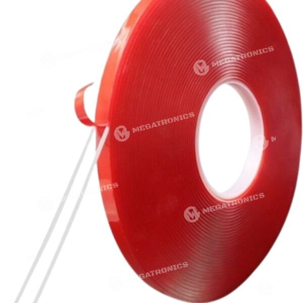 MG ROJO TRANSPARENTE 5MM CINTA DOBLE CONTACTO GRUESO