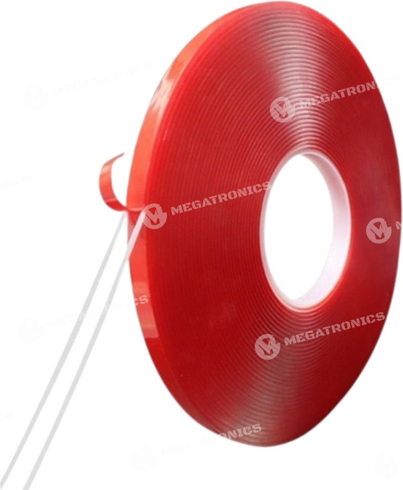 MG ROJO TRANSPARENTE 5MM CINTA DOBLE CONTACTO GRUESO