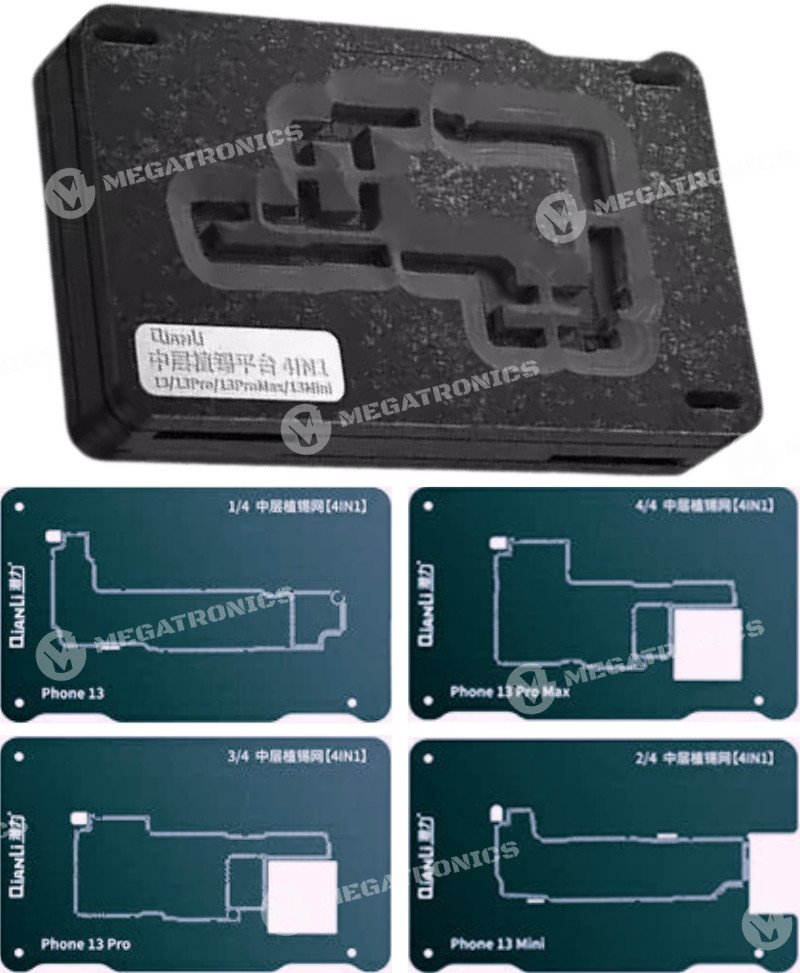 QIANLI SET REBALLING INTERPOSER IPHONE SERIE 13